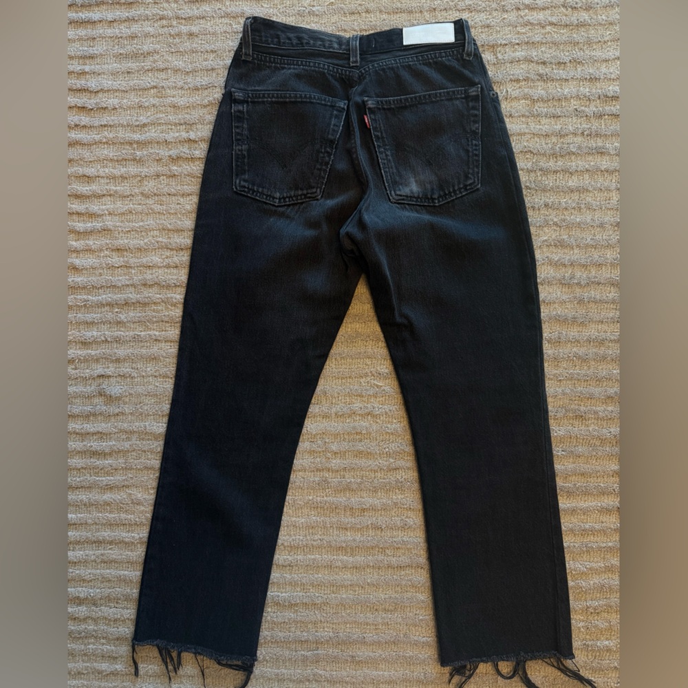Re/Done Charcoal Denim Jeans